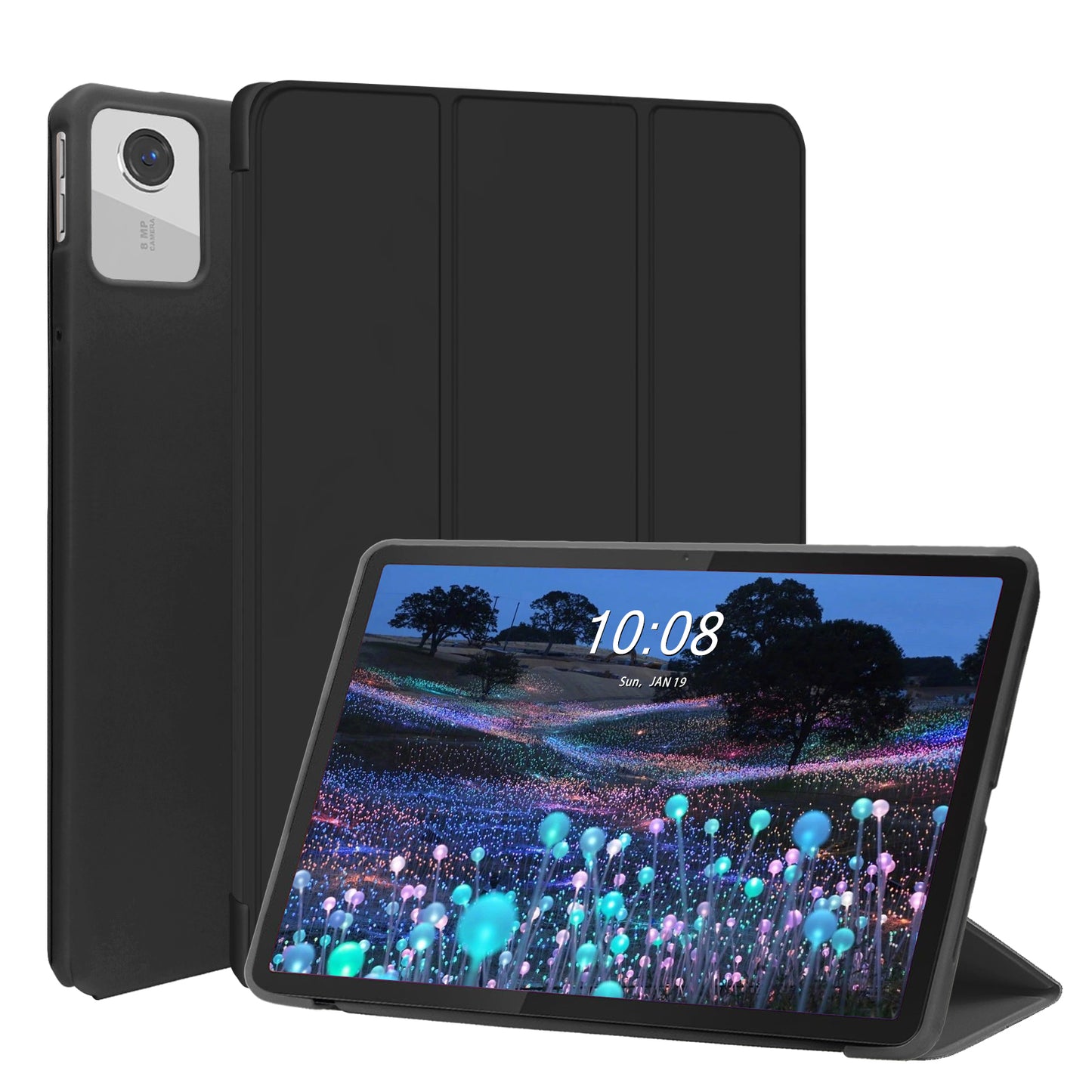 FANSONG Case for Lenovo Tab M11 2024, Tablet Cover for Lenovo Tab M11 11 inch TB330FU TB330XU TPU With Auto Wake/Sleep Magnetic Closure Smart Cover Flip Stand