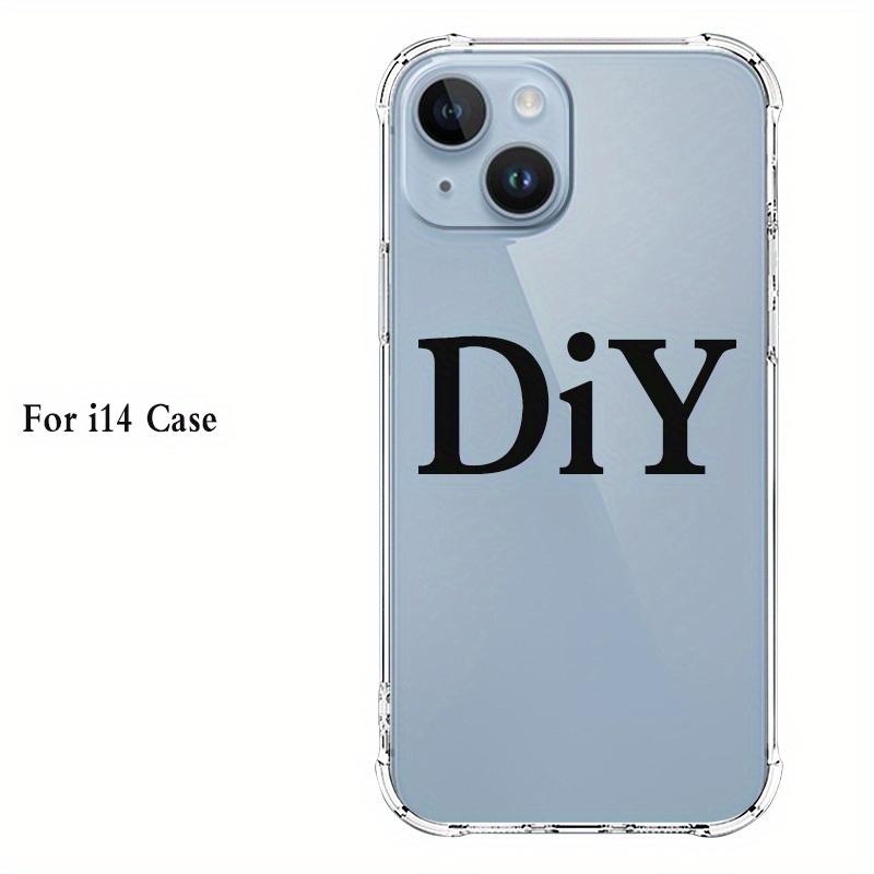 DIY pattern custom phone case for iPhone 15 14 13 12 11xs XR X7 8 6s Mini Plus Pro Max SE2020/2022 phone case protective case with transparent four corner anti drop protection, birthday gift, holiday gift