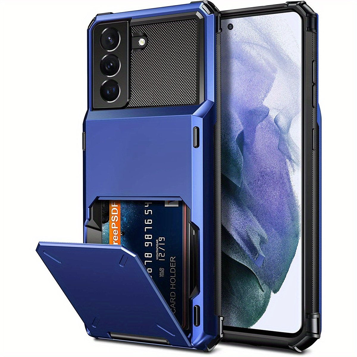 Wallet Case Flip Cover Credit Card Holder Pocket, Dual Layer Protection For Samsung S23 S22 S21 S20 Ultra S10 Plus S20 FE S21 FE