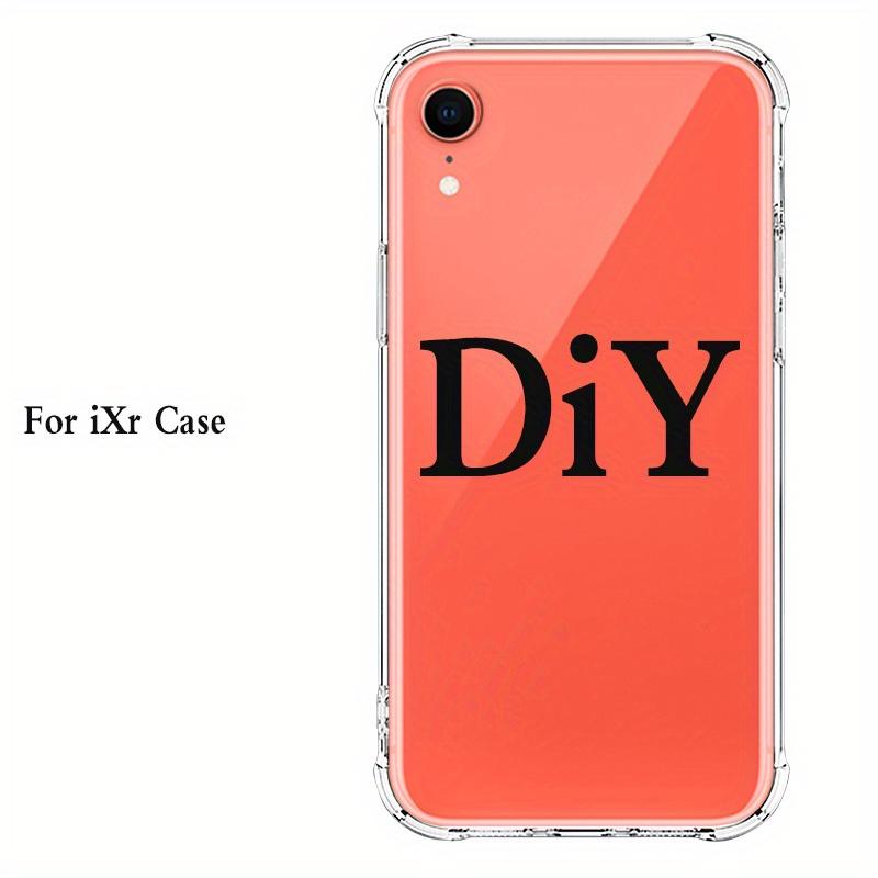 DIY pattern custom phone case for iPhone 15 14 13 12 11xs XR X7 8 6s Mini Plus Pro Max SE2020/2022 phone case protective case with transparent four corner anti drop protection, birthday gift, holiday gift