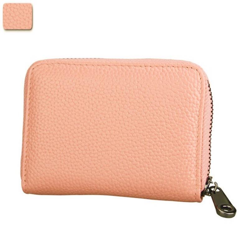 1pc Men's PU Leather 22 Card Slots Wallet, RFID Blocking Large Capacity Business Credit Card Holder, Change Organizer Zipper Mini Purse Card Case