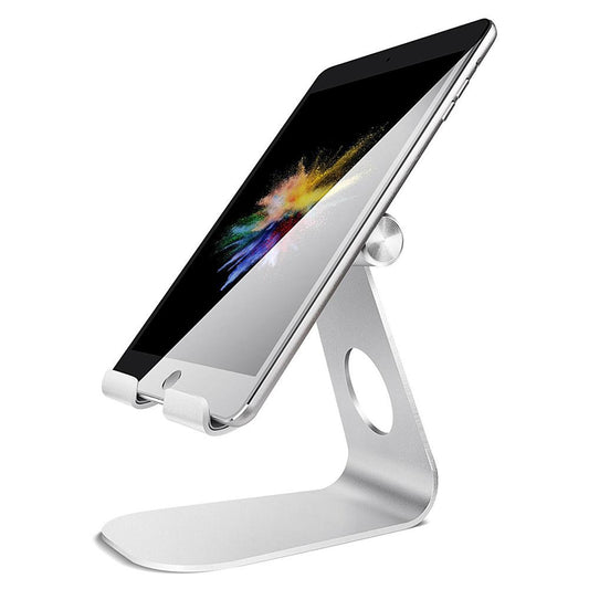 Tablet Stand Adjustable, Aluminum Desktop Stand Holder Dock Compatible 4-13 Inch Tablet For IPad 9.7, 10.5, 12.9, Kindle, Nexus Gift For Birthday/Easter/President's Day/Boy/Girlfriend