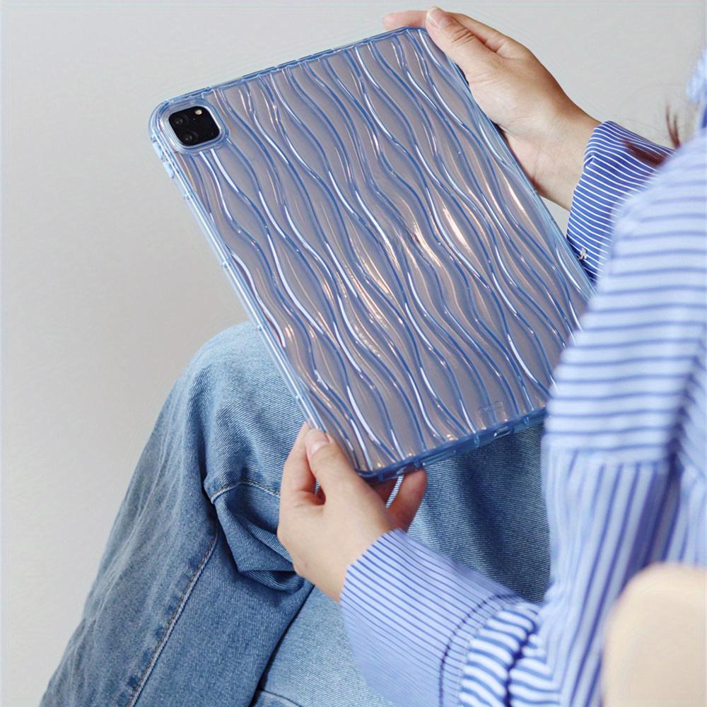 Water Ripple Case For iPad 10.2 2021 8th 7th 9th Generation iPad Air 5 air 4 10.9 IPad 10th Gen 2022 Funda Slim Silicone Case