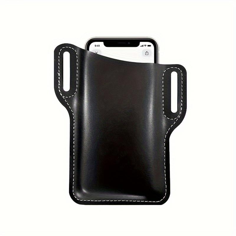 1pc Durable Faux Leather Phone Case, Perfect For Outdoor Sports, Running, Travel, Camping, And Hiking, Universal For All Phones