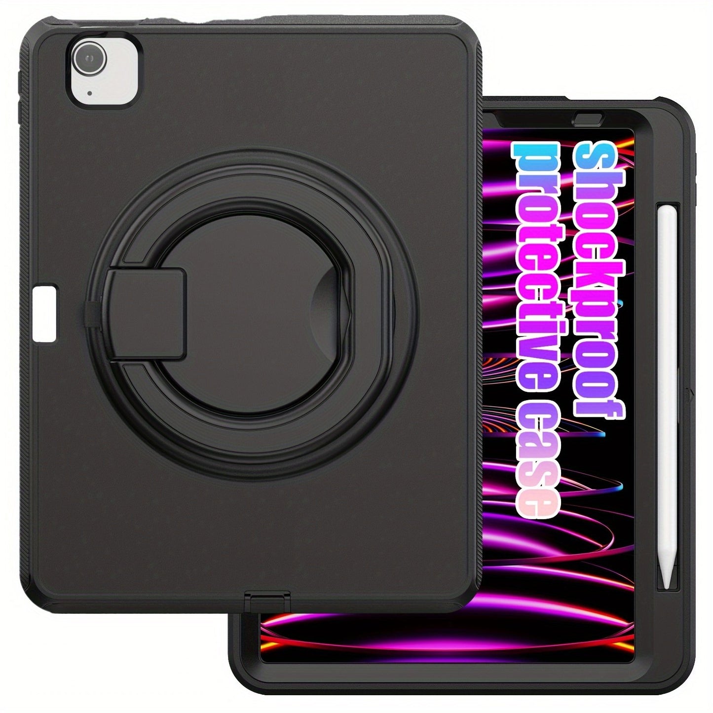 Case For IPad 10th Generation, For IPad Pro 11, For IPad 10.9, For IPad Air 4/5, For IPad 7th/8th/9th Generation 10.2 Inch, The Case Features A 360° Rotating Handle Stand For Enhanced Versatility