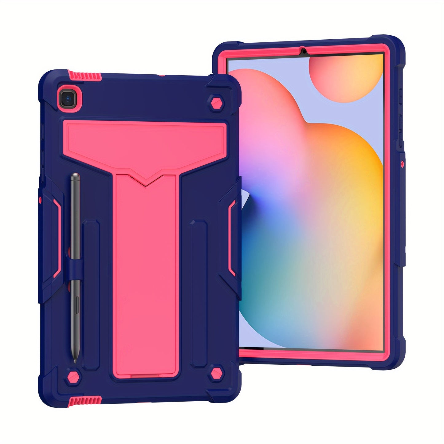 Heavy Duty Case For Samsung Galaxy Tab S6 Lite Case With Kickstand Pen Holder 10.4 Inch 2022/2020 Model (SM-P610/P613/P615/P619