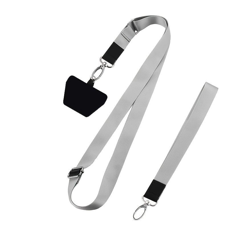 Mobile Phone Lanyard Adjustment Halter Neck Strap Soft Polyester Wrist Strap Crossbody Phone Rope