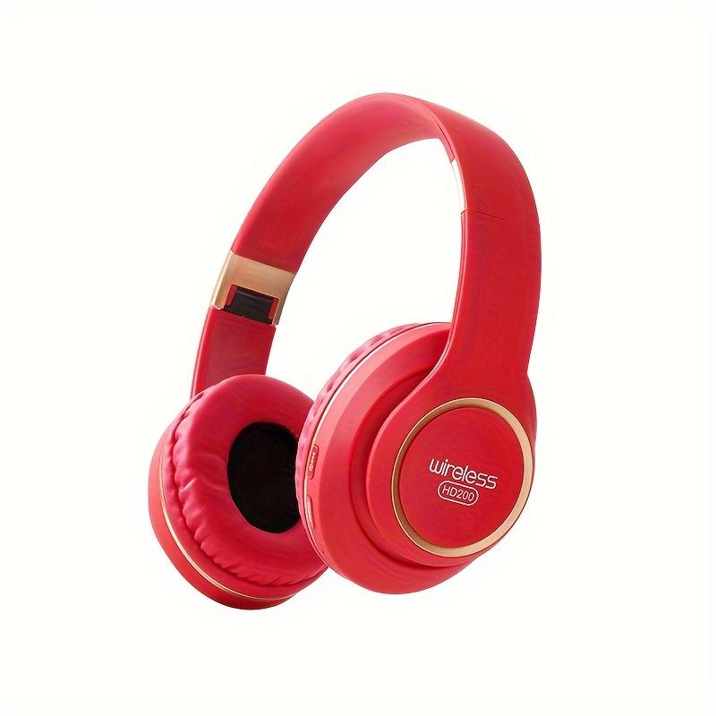 Wireless Noise Cancelling Gaming Headset with Long Battery Life - Foldable Headphones for Music on the Go