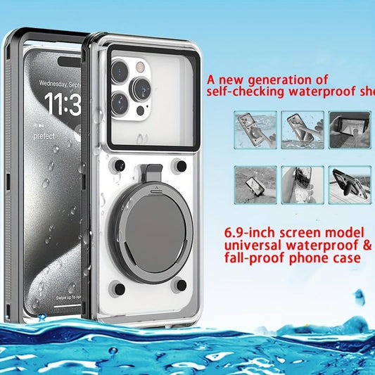 Universal Waterproof Phone Case With 6.9-inch Screen, Suitable For iPhone/Samsung/Xiaomi And Various Other Phone Models, Designed For Wet Hands Touch
