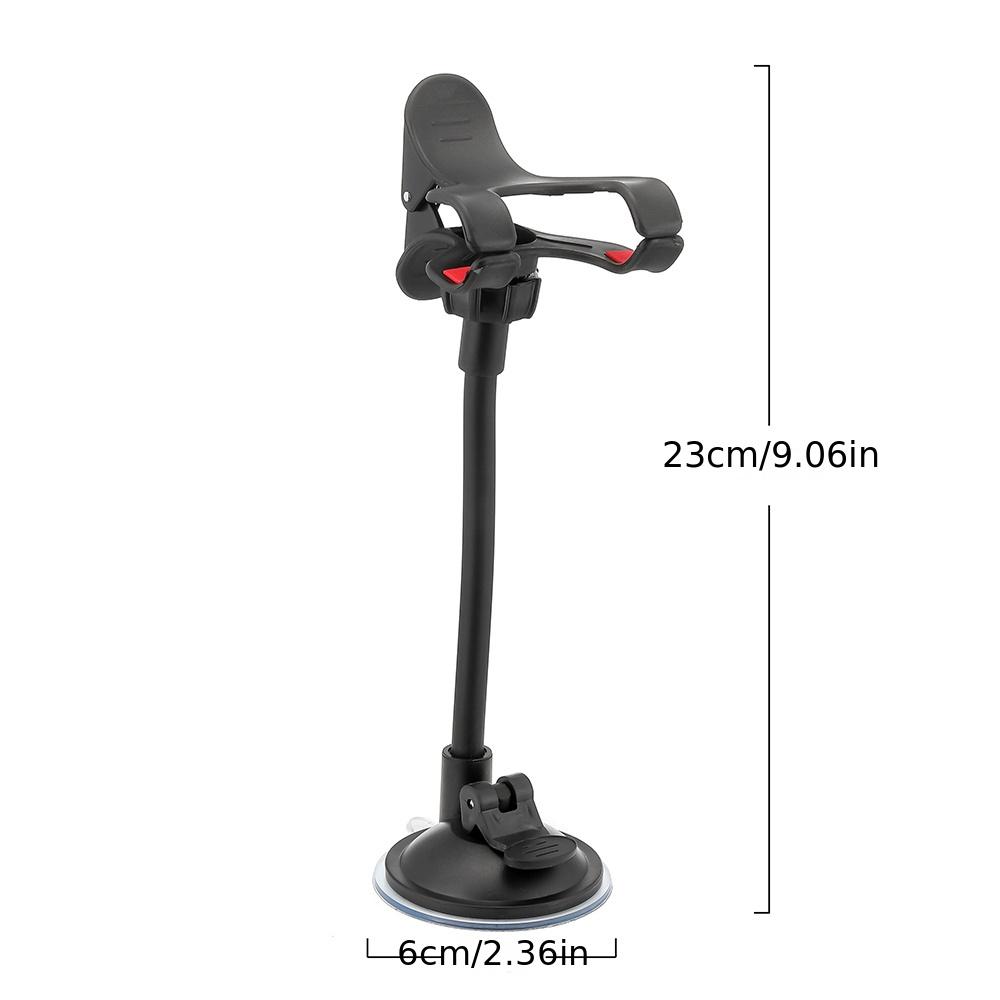 Secure and Adjustable Universal Car Phone Holder with 360° Rotation for Dashboard and Bicycle - Perfect for GPS and Hands-Free Phone Calls