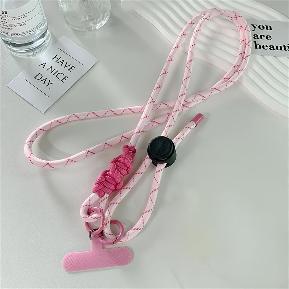 Cute Phone Lanyard Adjustable Diameter Outdoor Universal Case Crossbody Shoulder Card Neck Cord Clip Hang Anti-lost Wrist Strap