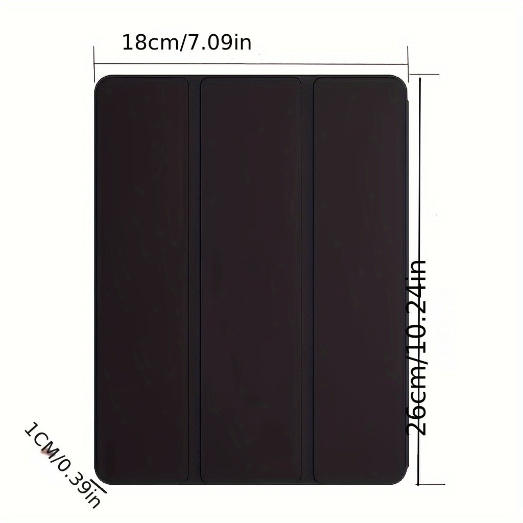 2023 New For Samsung GalaxyTab S9 Tablet Protective Case S9FE Transparent 11-inch Three-fold Acrylic Anti-bending Tablet Case With Pen Slot