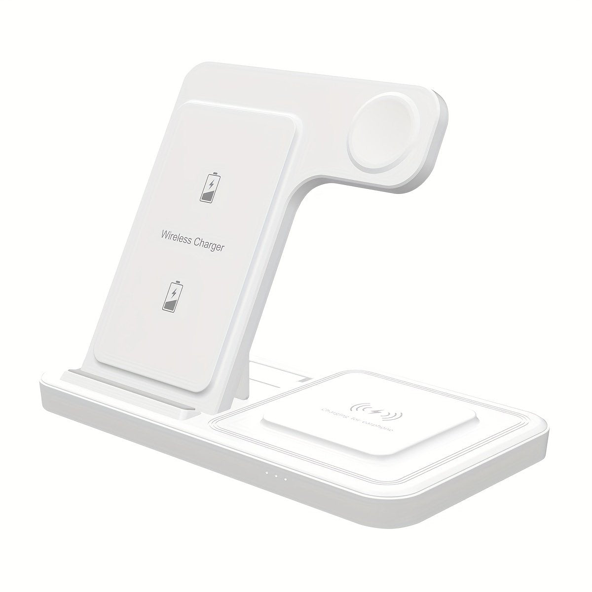 Foldable 3 in 1 fast charging station, 15W Wireless Charger Stand for iPhone 15,14,13,12,11/Pro/Max/Mini/Plus, X, XR, XS/Max, SE,8/Plus, suitable for iWatch 1-9, suitable for Airpods 3/2/Pro