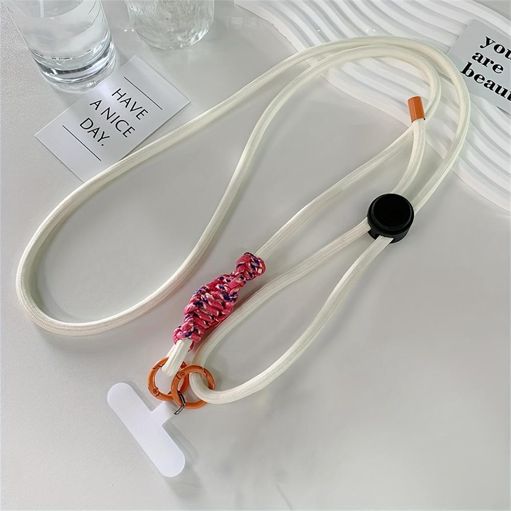 Cute Phone Lanyard Adjustable Diameter Outdoor Universal Case Crossbody Shoulder Card Neck Cord Clip Hang Anti-lost Wrist Strap