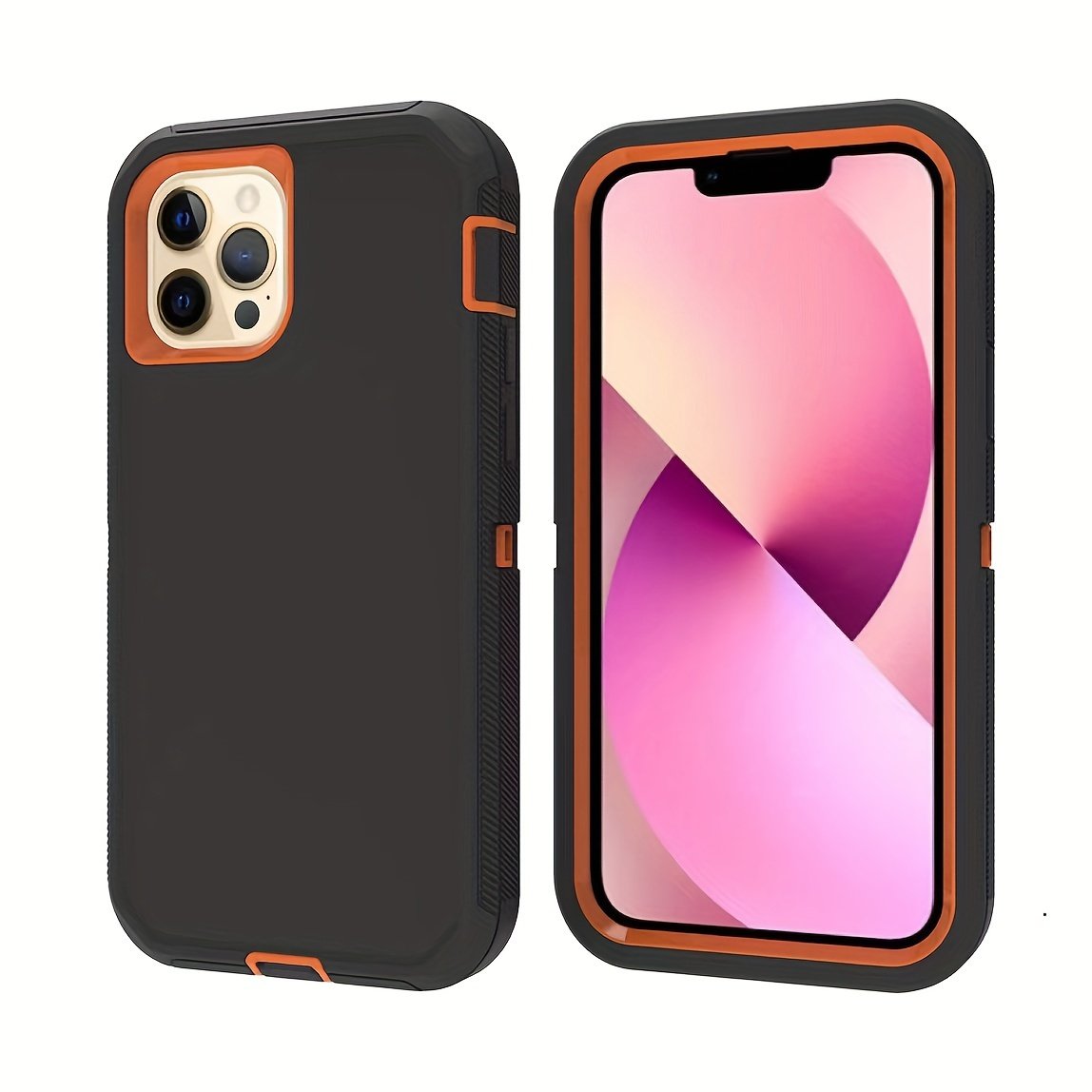 For IPhone 15/15 Pro/Plus/Promax/Ultra Case, Heavy Duty Drop Protection, Full Body Rugged Shockproof Dustproof 3 Layers Rugged Protective Phone Case