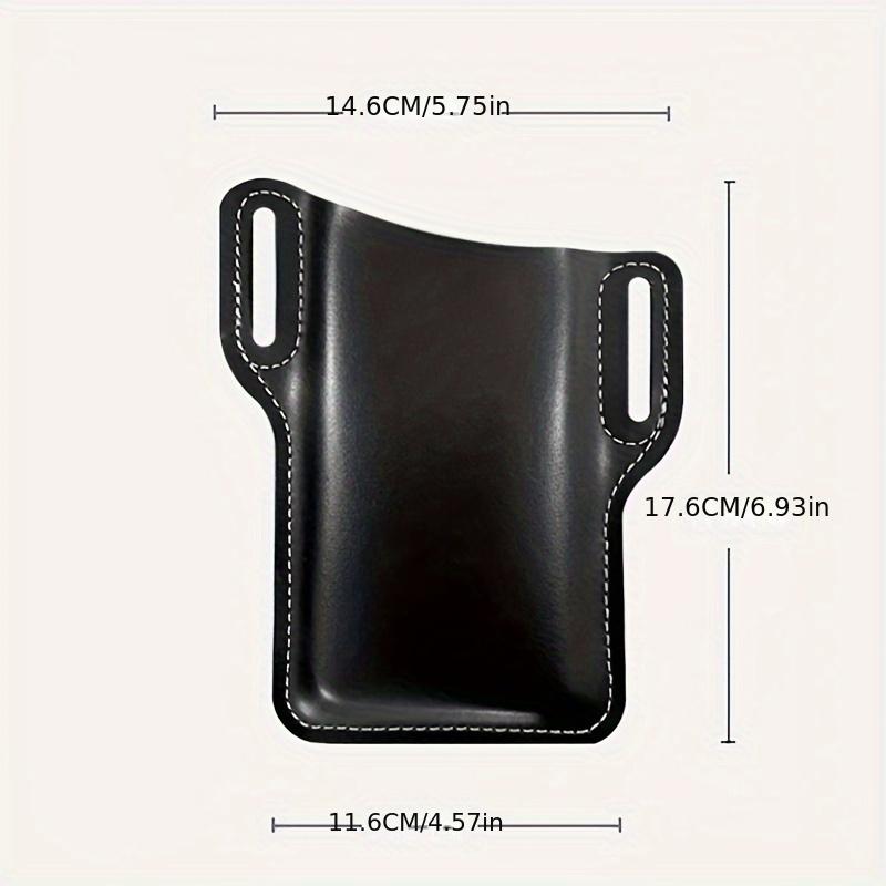 1pc Durable Faux Leather Phone Case, Perfect For Outdoor Sports, Running, Travel, Camping, And Hiking, Universal For All Phones