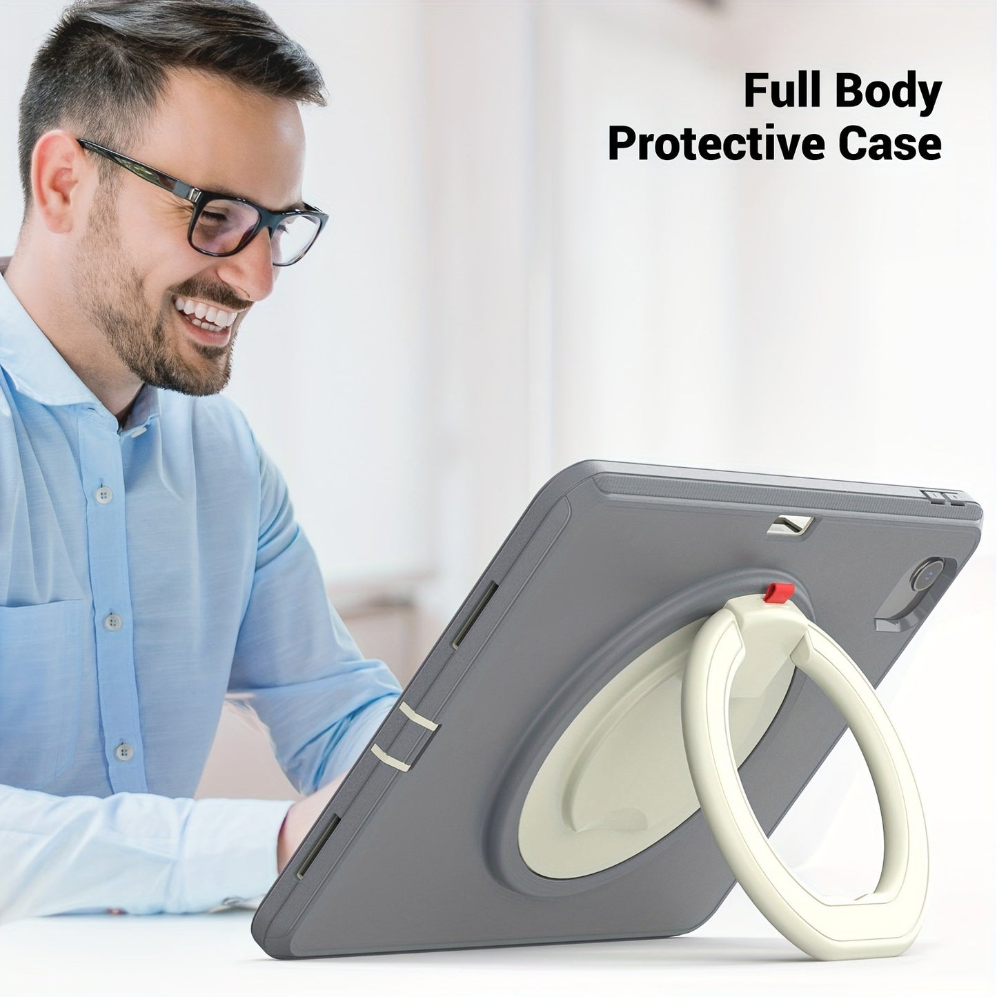 Case For IPad 10th Generation, For IPad Pro 11, For IPad 10.9, For IPad Air 4/5, For IPad 7th/8th/9th Generation 10.2 Inch, The Case Features A 360° Rotating Handle Stand For Enhanced Versatility