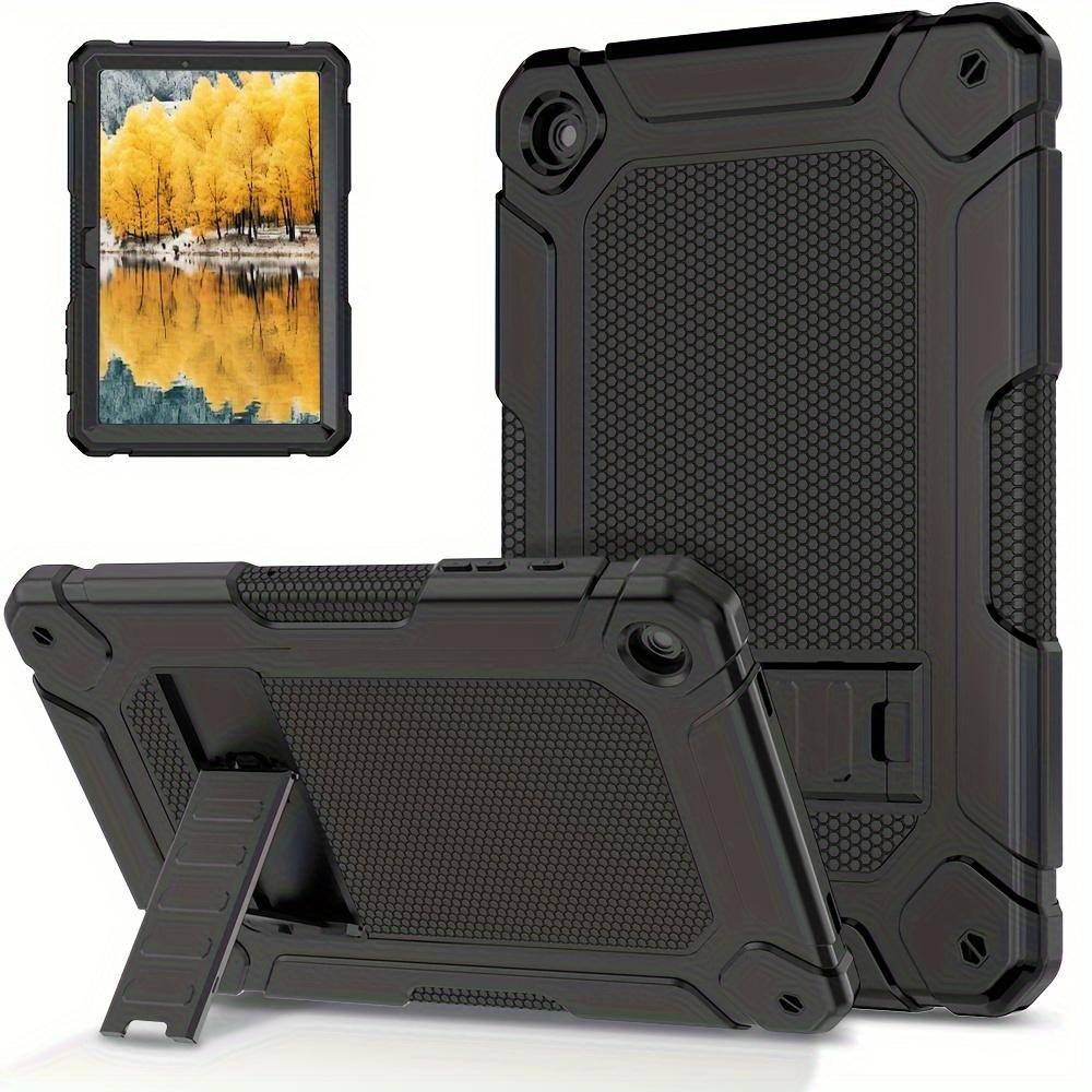 Shockproof Rugged Protective Cover Case for Samsung Galaxy Tab A9+/ A9 Plus 2023 Release 11 Inch (Model SM-X210/X216/X218) with Kickstand, Black and Turquoise