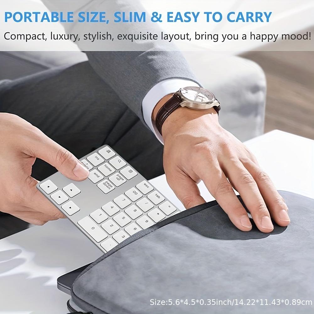 Rechargeable Wireless BT Digital Keyboard For Financial Accounting, Stock Trading & Portable Office Use