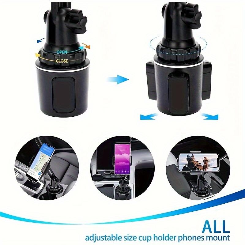 Universal Car Cup Holder Cellphone Mount: Adjustable For Samsung And More—Perfect Gift For Birthdays, Easter, President's Day, And More!