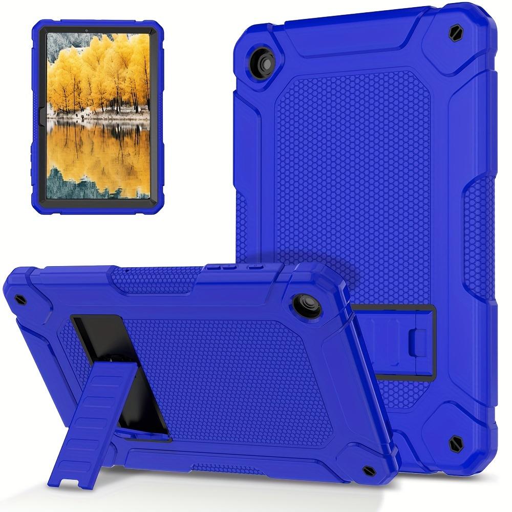 Shockproof Rugged Protective Cover Case for Samsung Galaxy Tab A9+/ A9 Plus 2023 Release 11 Inch (Model SM-X210/X216/X218) with Kickstand, Black and Turquoise