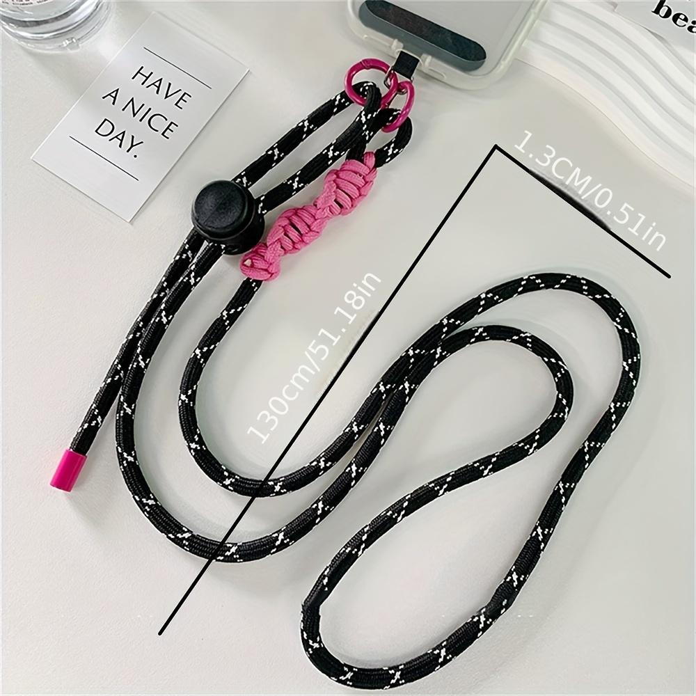 Cute Phone Lanyard Adjustable Diameter Outdoor Universal Case Crossbody Shoulder Card Neck Cord Clip Hang Anti-lost Wrist Strap