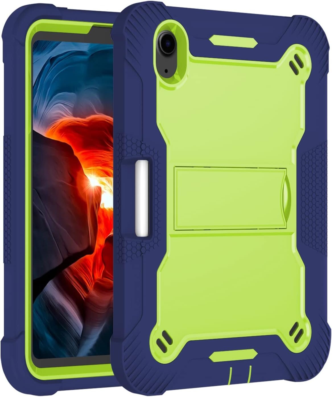 Heavy Duty Rugged Kids Tablet Cases For iPad Mini 6 2021 8.3 inch Shockproof Hybrid Hard Soft Bumper Kickstand Covers