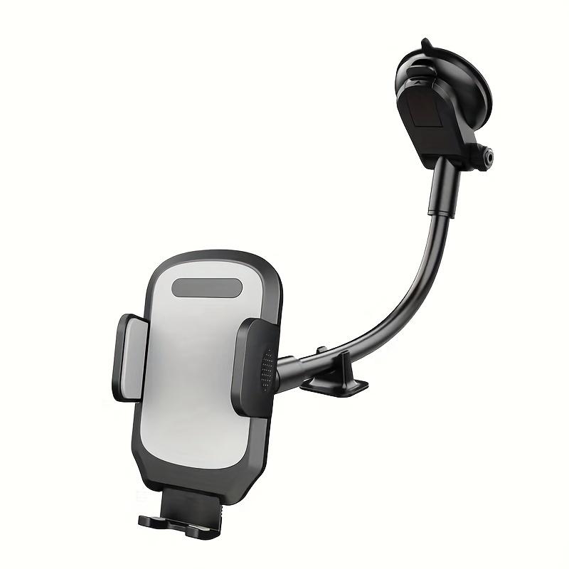 180 Degree Adjustable Car Phone Holder with Strong Suction Cup Base - Securely Mount Your Phone for Safe Driving