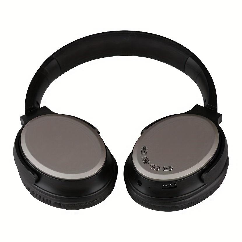 Wireless Noise Cancelling Gaming Headset with Long Battery Life - Foldable Headphones for Music on the Go