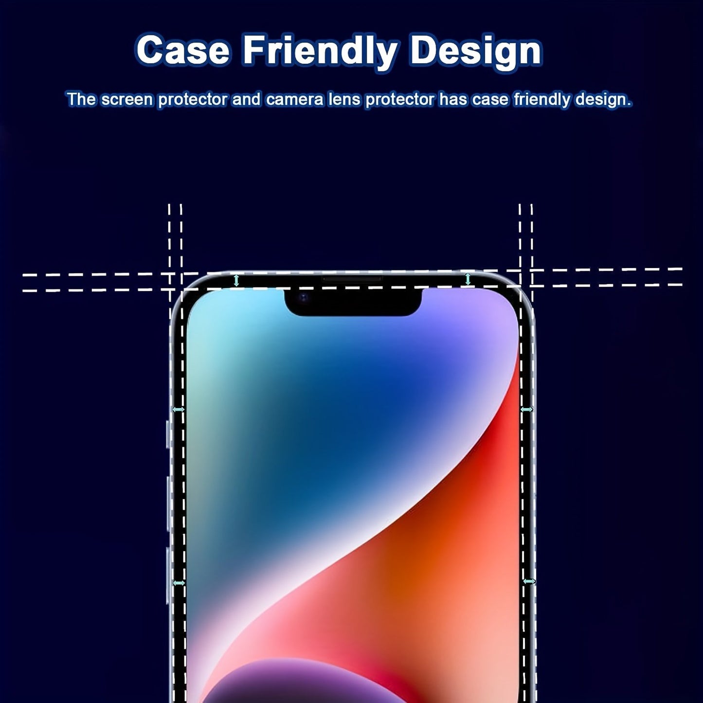 3pcs Tempered Glass Screen Protector With 3pcs Camera Lens Protector Suitable For iPhone 11/12/13/14/15 Series, Ultra-high Definition, 9H Hardness
