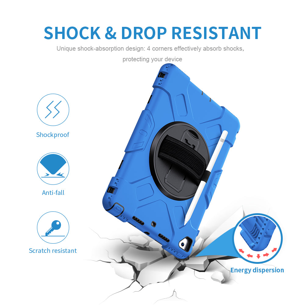 Cases for 10.2 inch with 360 Degree Rotate Hand Strap Stand Cover
