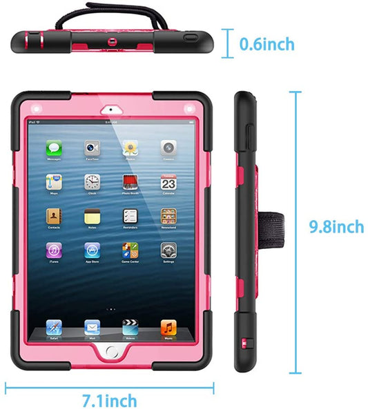 iPad 5th / 6th Generation Case, Strap Universal Cover for New iPad 9.7 2018/2017 9.7"
