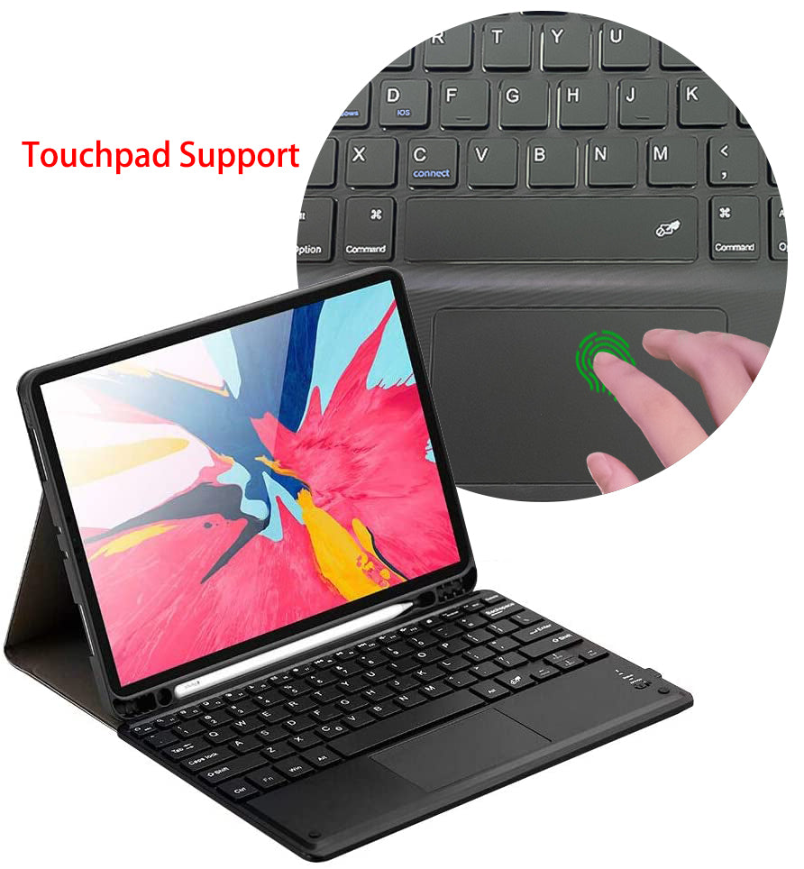 iPad 9.7 Case with Detachable Wireless Smart Bluetooth 3.0 Keyboard