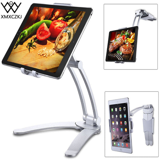 Tablet Mount Stand Fit For 5-10.5 inch Width Tablet  Metal Bracket Smartphones Holders